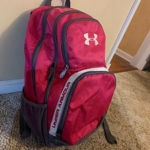 UA pink backpack